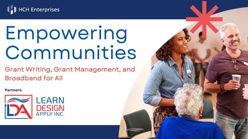 Gain a comprehensive grasp of effective grant writing and management, along with a deep appreciation for the pivotal role of broadband connectivity, through our enlightening webinar. Designed for professionals in both public and private sectors, this engaging session aims to enhance your knowledge and confidence in navigating the intricacies of grants while fostering the well-being of all communities.